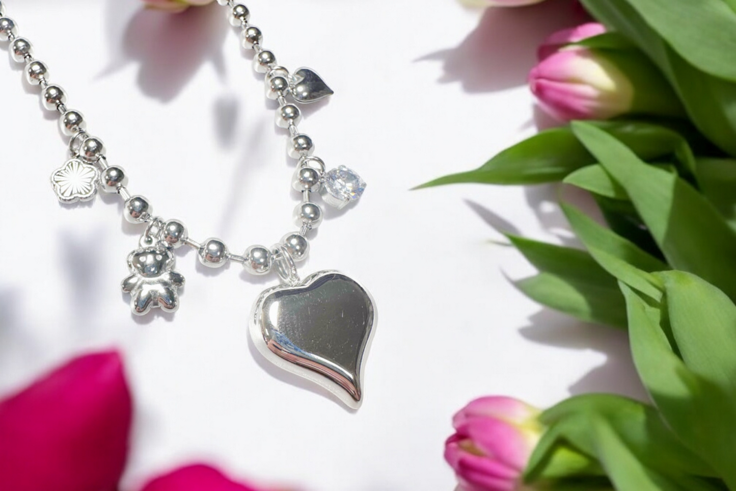Collana Charms Cuore