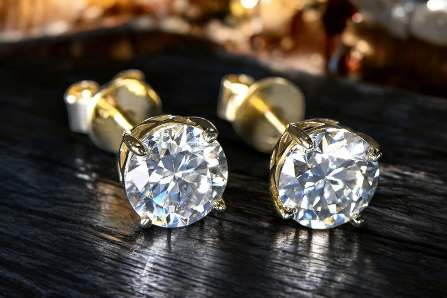 Set Anello Marlene e Orecchini Punto Luce Gold