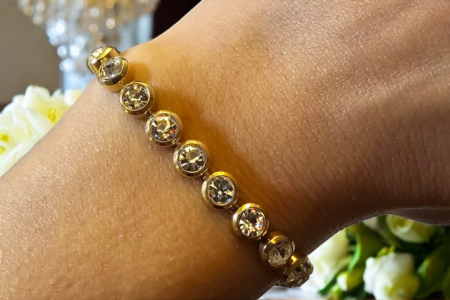 Bracciale Tennis pietra grande