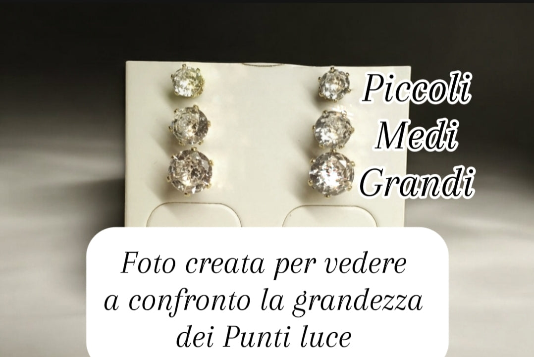 Orecchini Punto Luce Piccoli