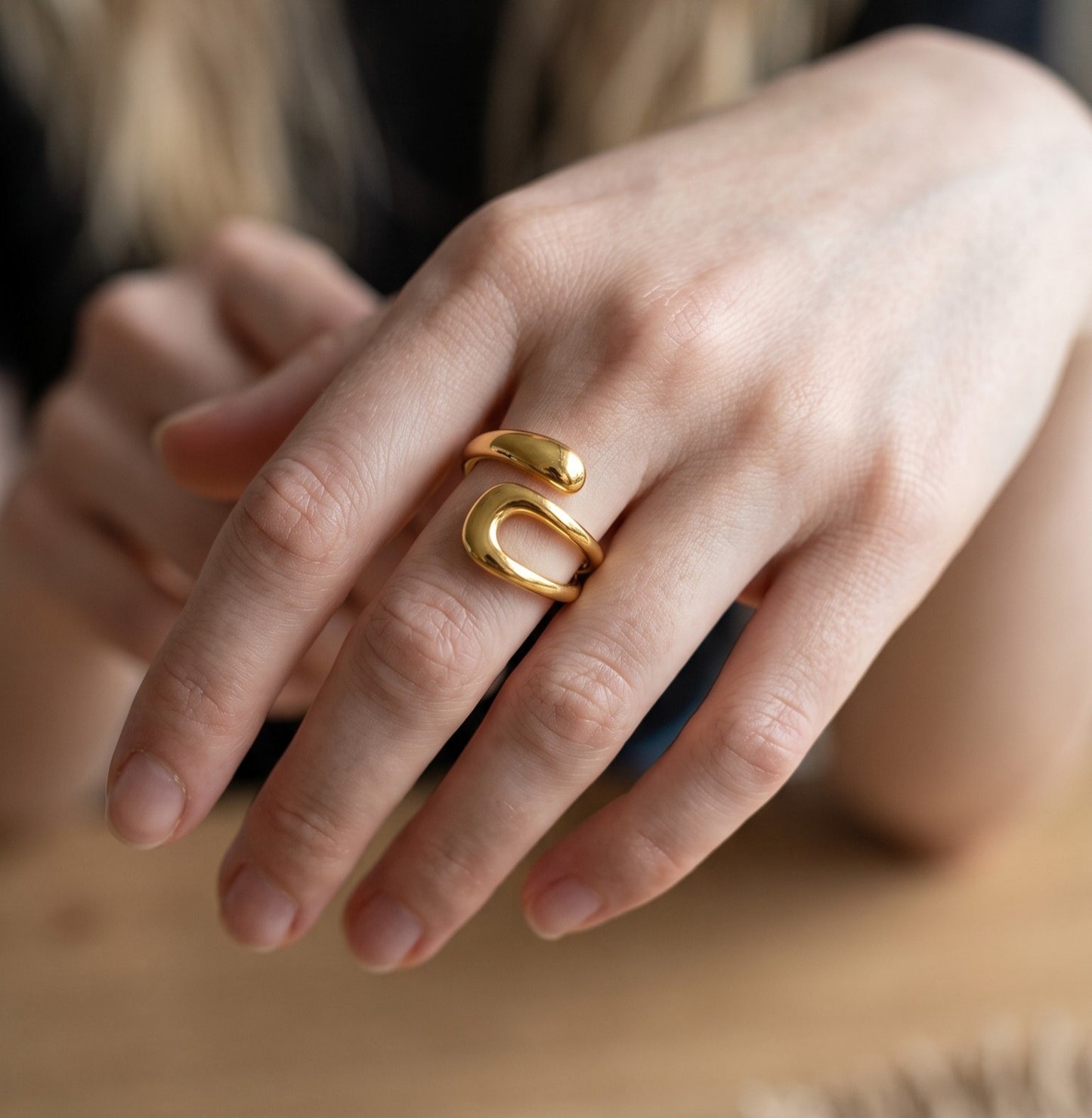 Anello a doppia onda
