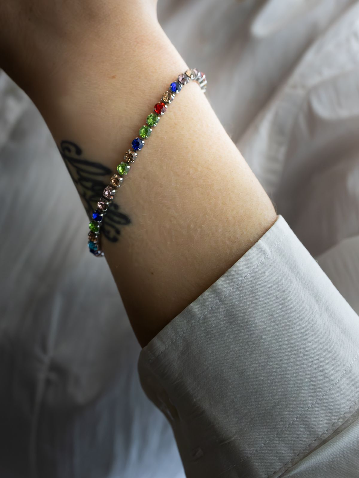 Bracciali Tennis Pietra Quadrata