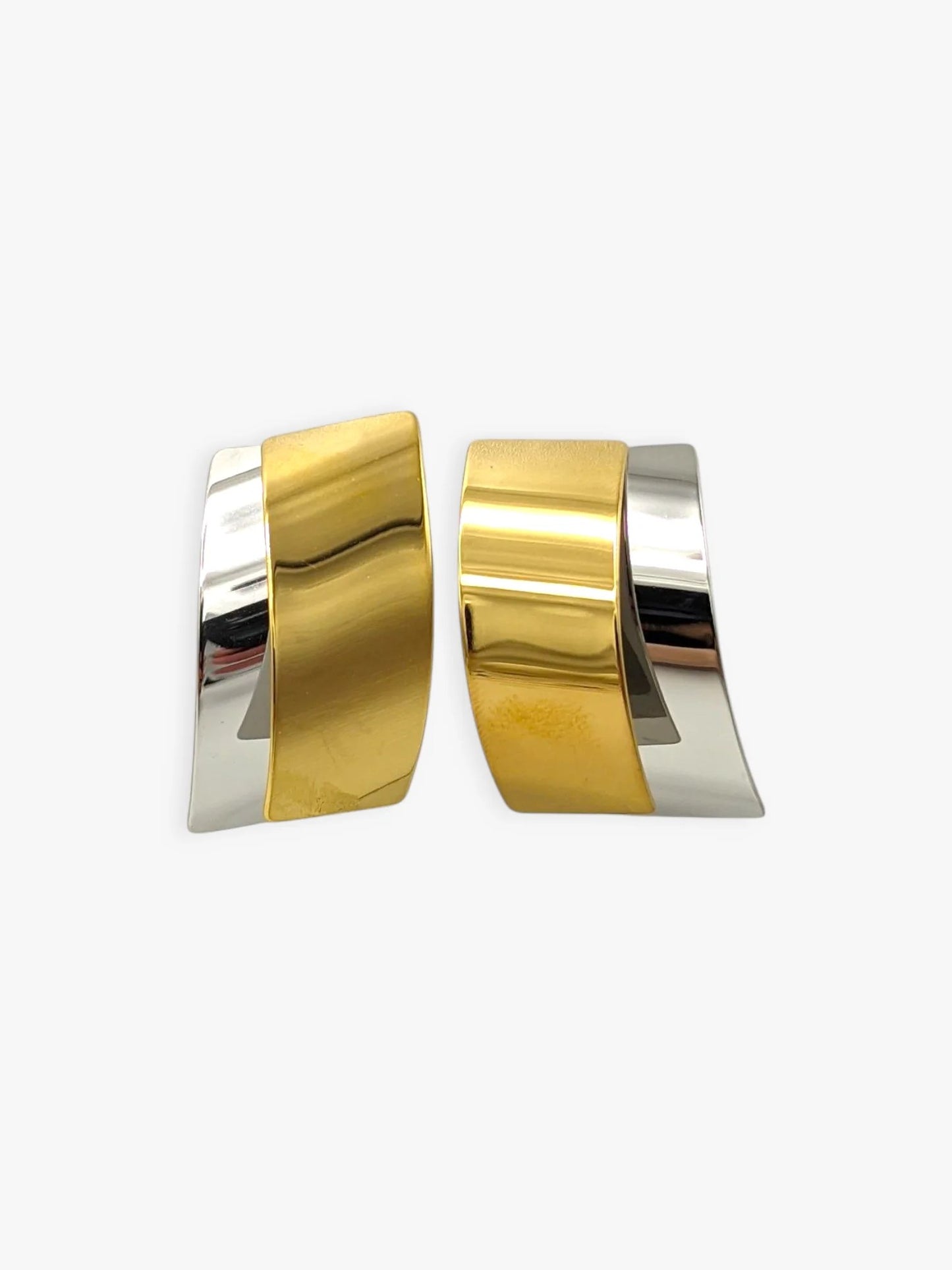 Orecchini duo bicolor
