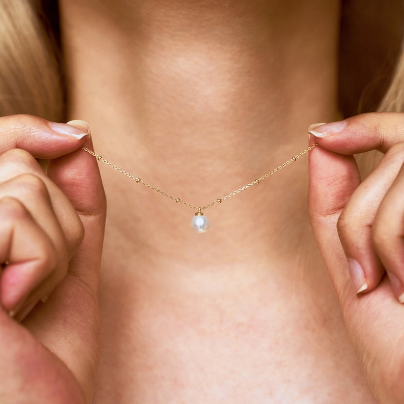 Collana con perla