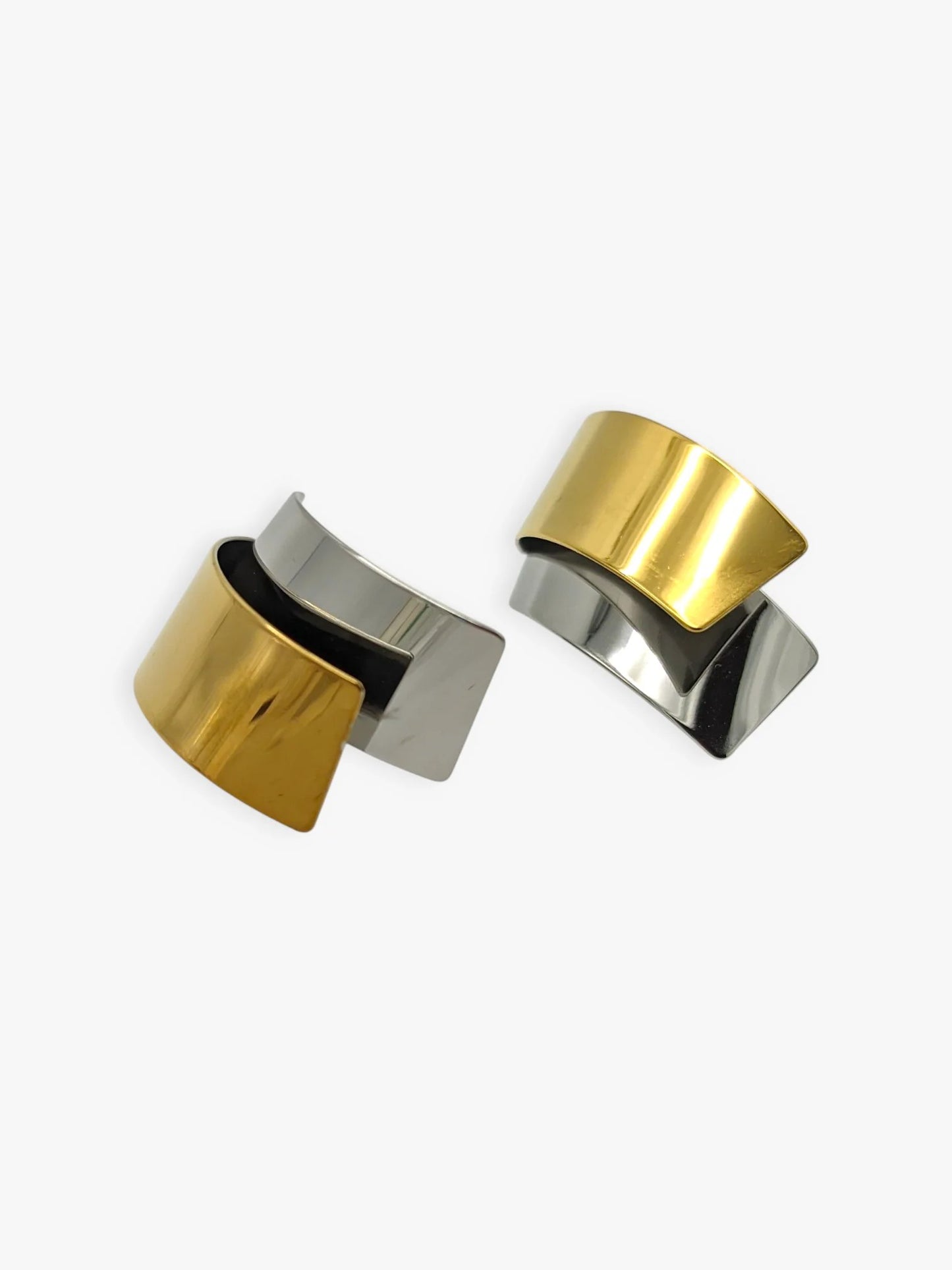 Orecchini duo bicolor