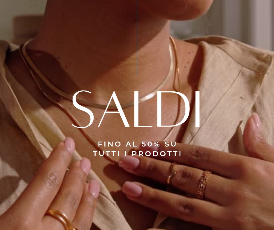 Saldi Estivi 50% Prezzi prodotti scontati direttamente al checkout