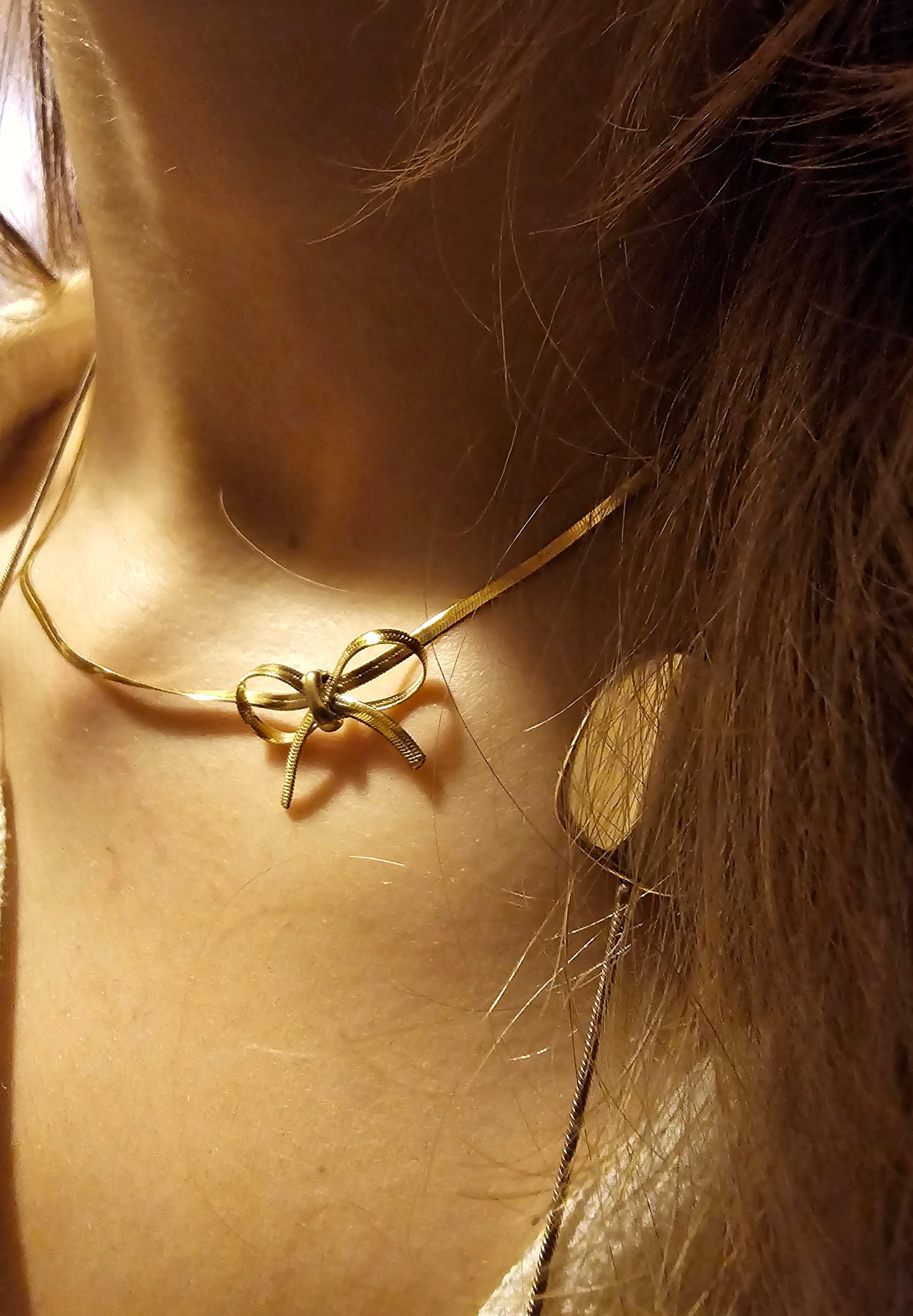 Collana Fiocco Grande e Piccolo