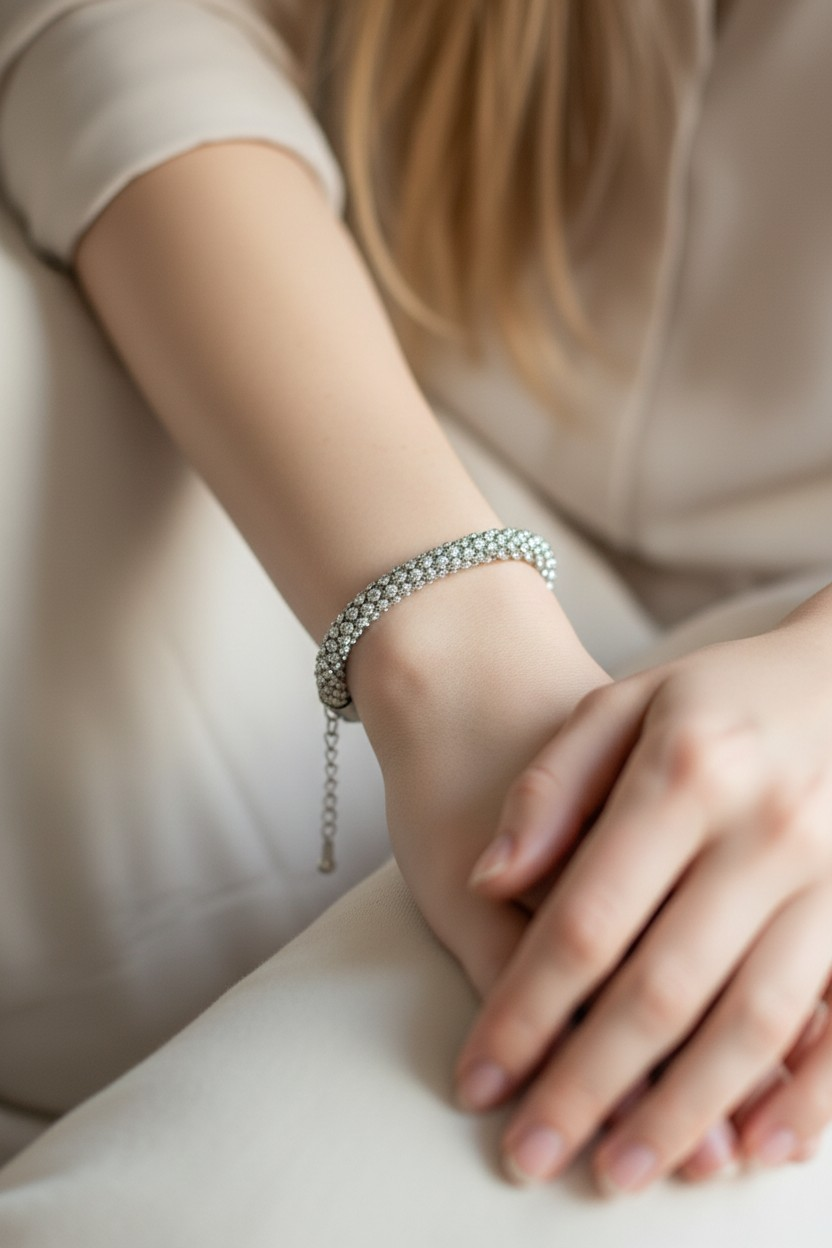 Bracciale testurizzato