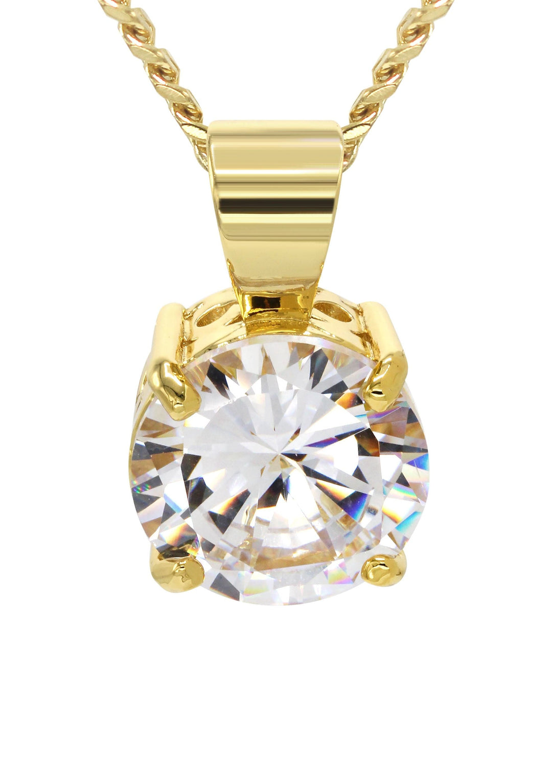 Collana catena punto luce