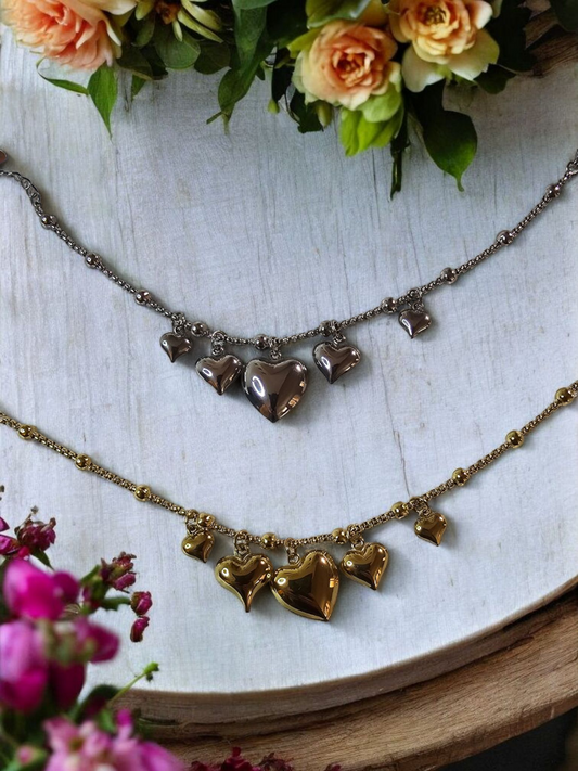 Bracciale Charms Cuori