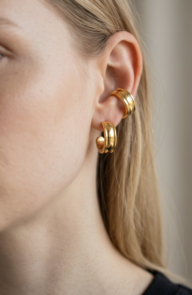 Earcuff cerchio piatto