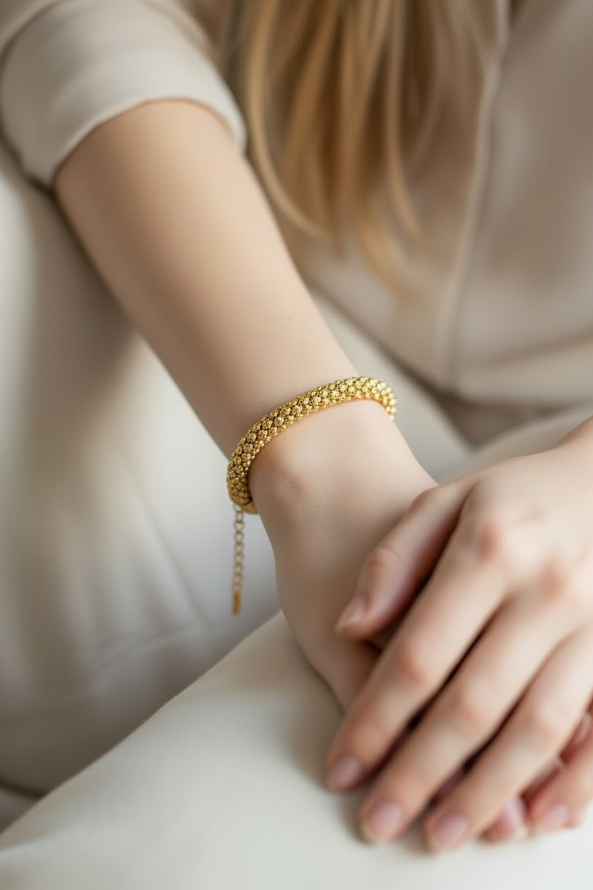 Bracciale testurizzato